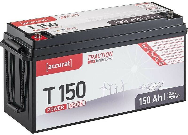 Accurat Traction LFP 12V Accurat Traction LFP 12VT150 (12V 150Ah) TN3666